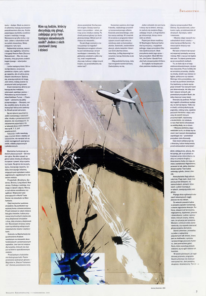 New York 911    2001    (Rzeczpospolita Sunday Magazine, Poland)